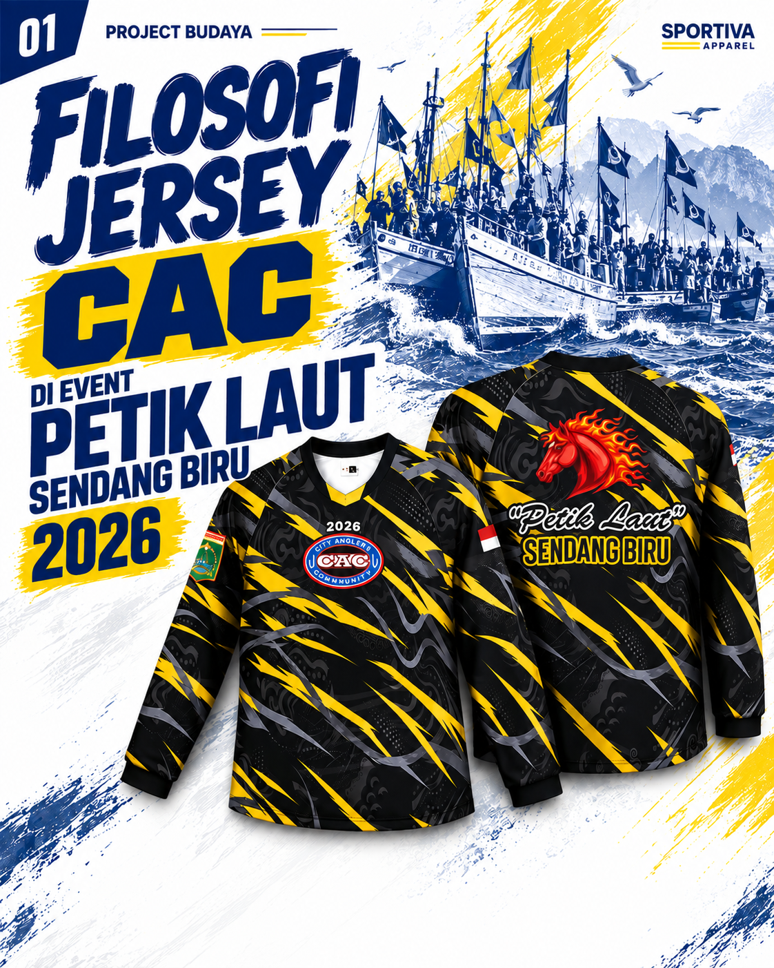 Project Budaya — Filosofi Jersey CAC di Event Petik Laut Sendang Biru 2026